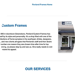 Penland Custom Frames