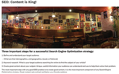 SEO: Content is King - Capstone Blog Post