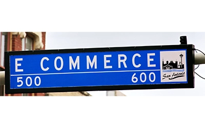 eCommerce ave. street sign